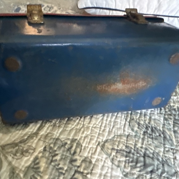 Vintage 1960s Aladdin U.S. Mail Dome Top Metal Lunchbox (No Thermos) - Picture 10 of 12